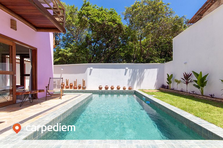 Casa da Vila Escondida na Praia de Pipa por Carpediem