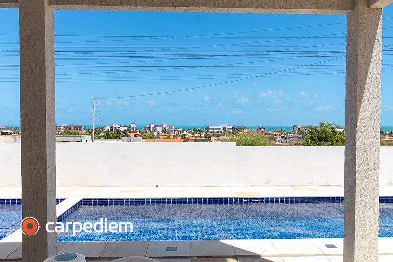 Casa duplex para 10 pessoas em Porto das Dunas por Carpediem