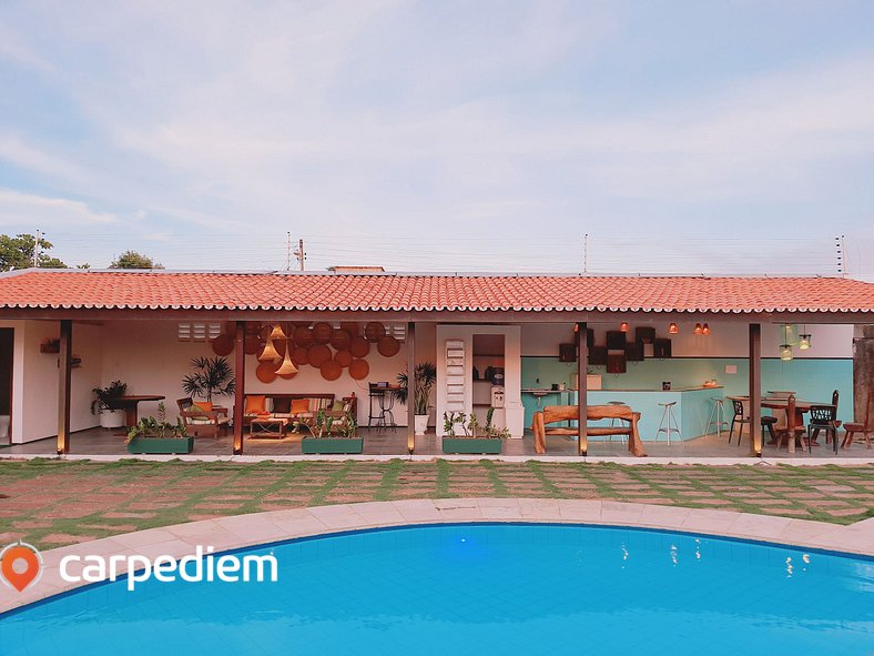 Casa para alugar com piscina na praia do Tabuba