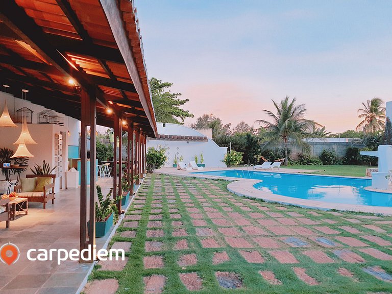 Casa para alugar com piscina na praia do Tabuba