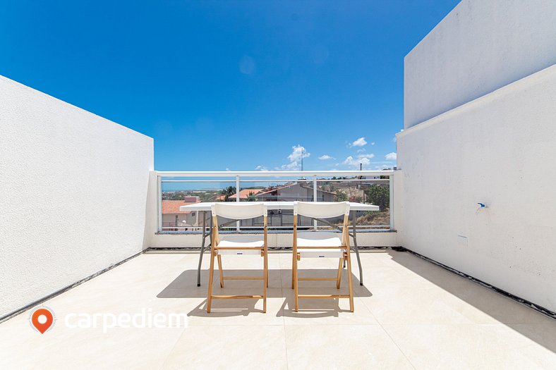 Duplex equipado no Beach Town House IV por Carpediem