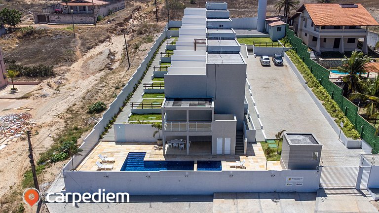 Duplex equipado no Beach Town House IV por Carpediem