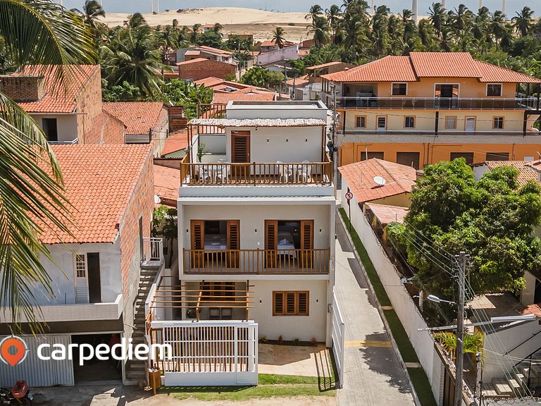 Incrível Casa ao Mar de Mundaú por Carpediem