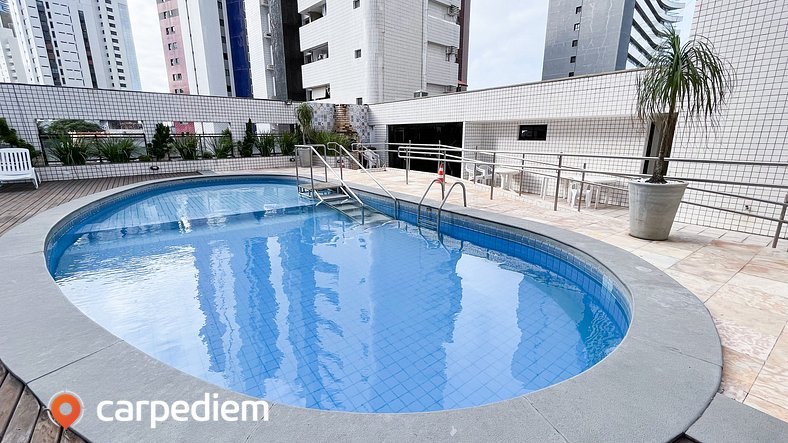 Ocean View #1401 - Apartamento na Praia por Carpediem