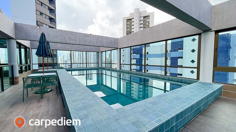 Rooftop #1003 - Studio em Boa Viagem por Carpediem