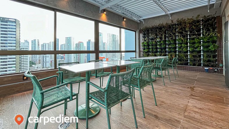 Rooftop #401 - Loft em Boa Viagem por Carpediem