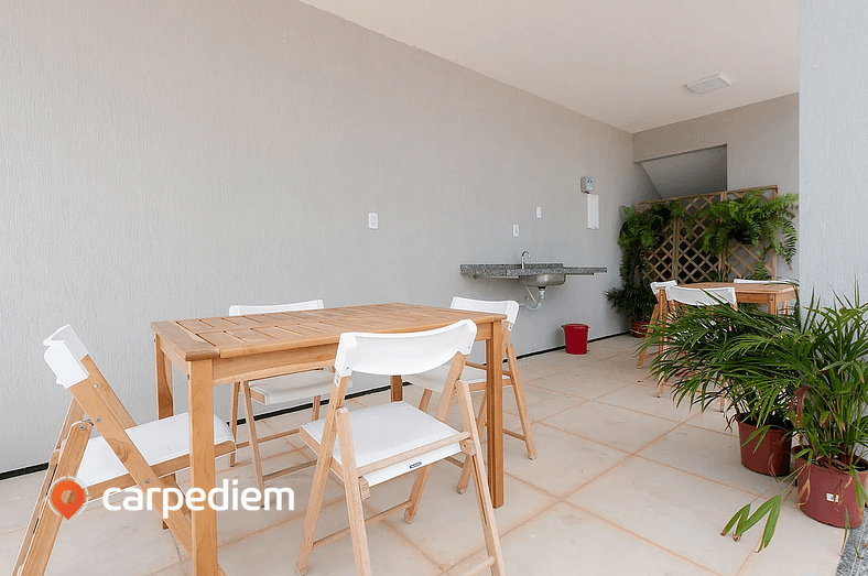 Tríplex no Beach Town House em Porto das Dunas por Carpediem