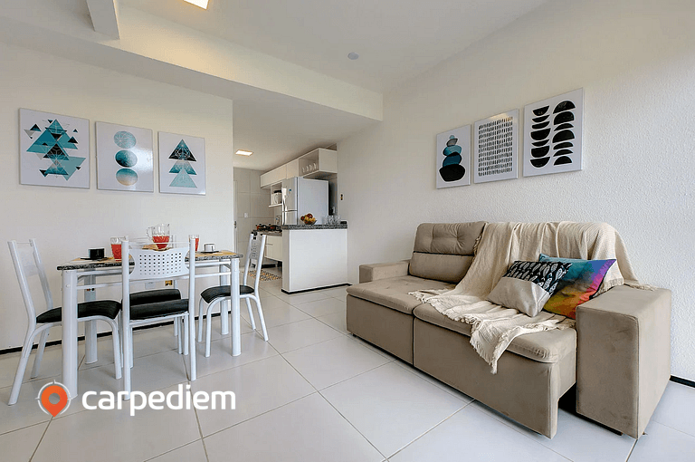 Tríplex no Beach Town House em Porto das Dunas por Carpediem