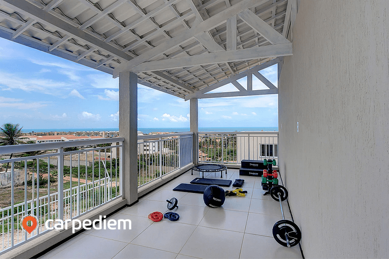 Tríplex no Beach Town House em Porto das Dunas por Carpediem