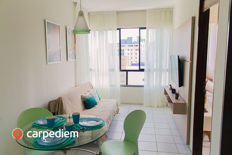 Flat família na praia de Tambaú em João Pessoa