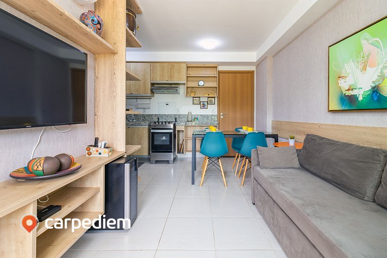Cupe Beach Living #205 - Beira Mar por Carpediem