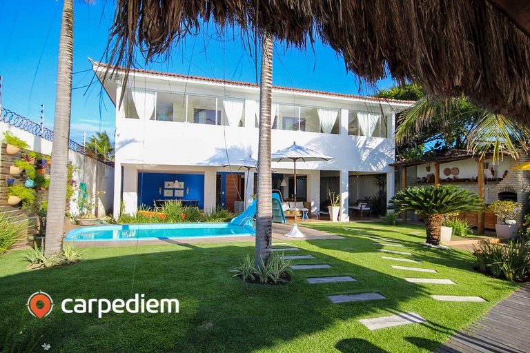 Casa Pé na areia na Praia de Genipabu por Carpediem