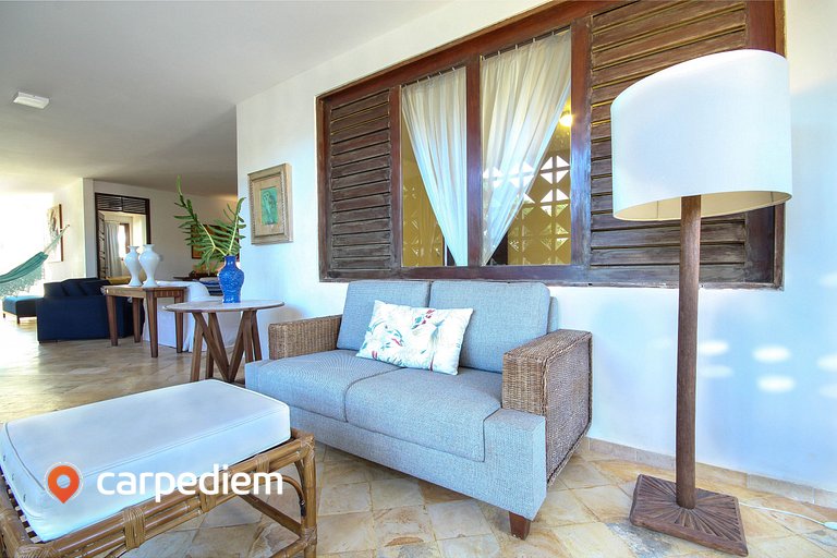 Casa Pé na areia na Praia de Genipabu por Carpediem