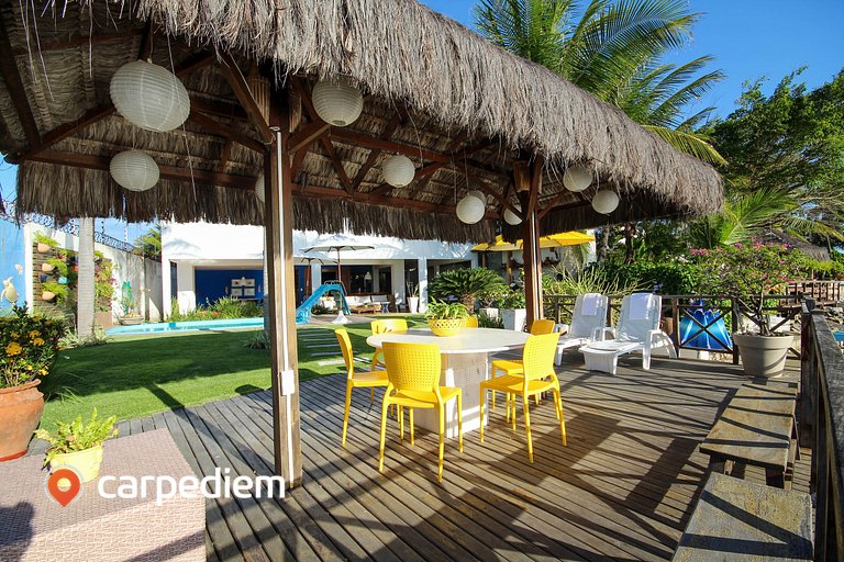 Casa Pé na areia na Praia de Genipabu por Carpediem