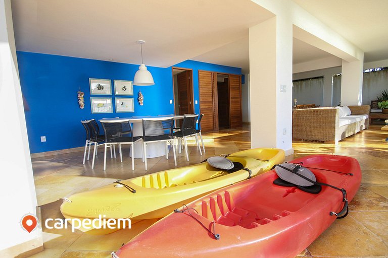 Casa Pé na areia na Praia de Genipabu por Carpediem