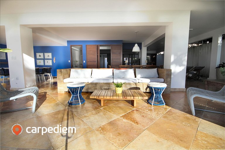 Casa Pé na areia na Praia de Genipabu por Carpediem