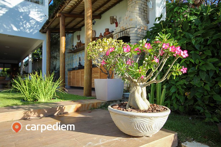 Casa Pé na areia na Praia de Genipabu por Carpediem