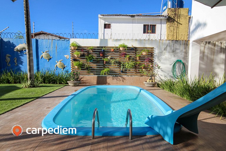 Casa Pé na areia na Praia de Genipabu por Carpediem