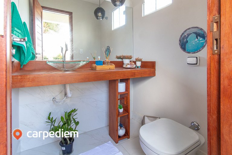 Incrível casa na Praia de Camurupim por Carpediem