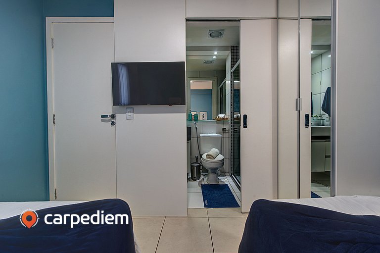 Apartamento excelente em Porto das Dunas por Carpediem
