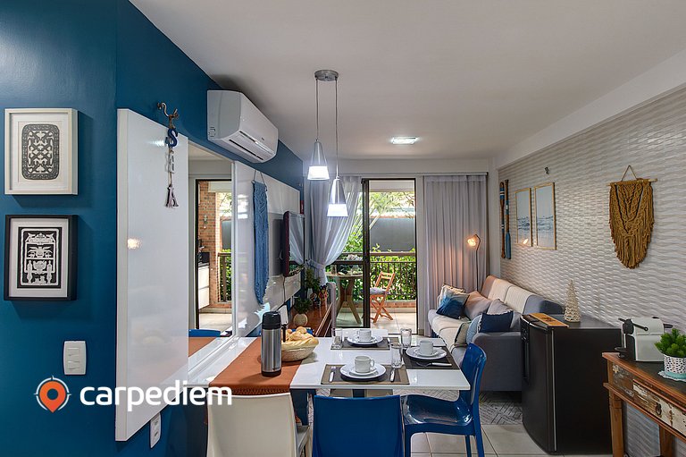 Apartamento excelente em Porto das Dunas por Carpediem