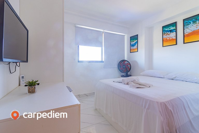 Cupe Beach Living #308 - Apê em resort por Carpediem