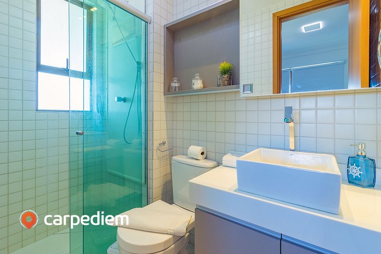 Cupe Beach Living #308 - Apê em resort por Carpediem