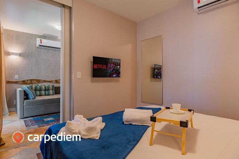 Lindo Apartamento no Beach Park Suítes Resort por Carpediem