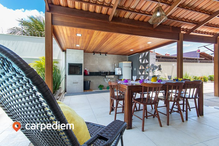 Incrível casa na Praia de Camurupim por Carpediem