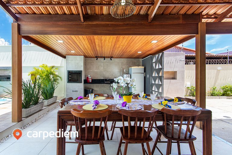 Incrível casa na Praia de Camurupim por Carpediem