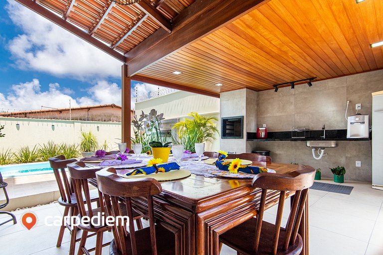 Incrível casa na Praia de Camurupim por Carpediem