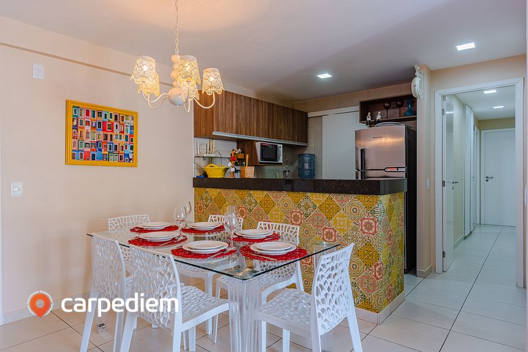 Apartamento no Mediterranee em Porto das Dunas por Carpediem