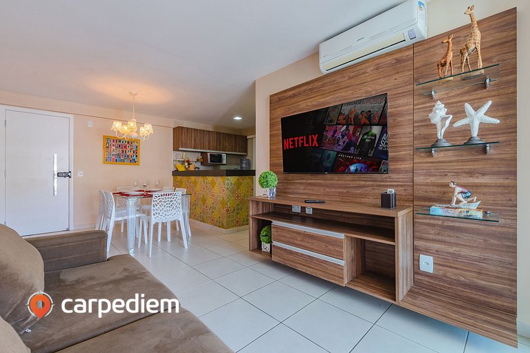 Apartamento no Mediterranee em Porto das Dunas por Carpediem