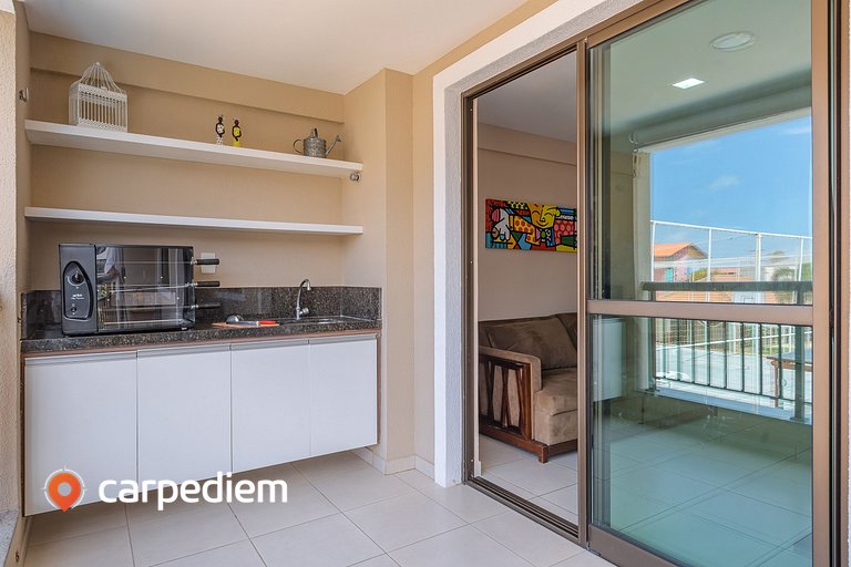Apartamento no Mediterranee em Porto das Dunas por Carpediem