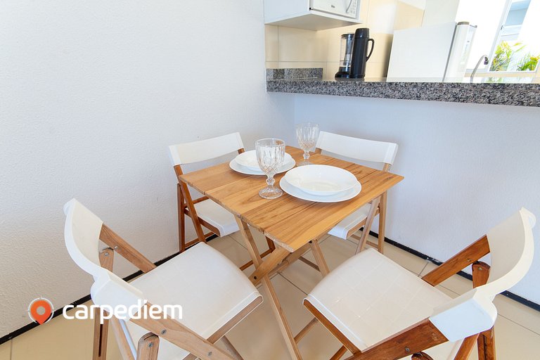 Apartamento completo em Porto das Dunas por Carpediem