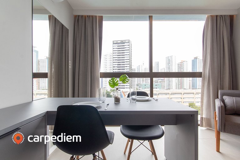 Rooftop #1004 - Studio na Praia de Boa Viagem por Carpediem