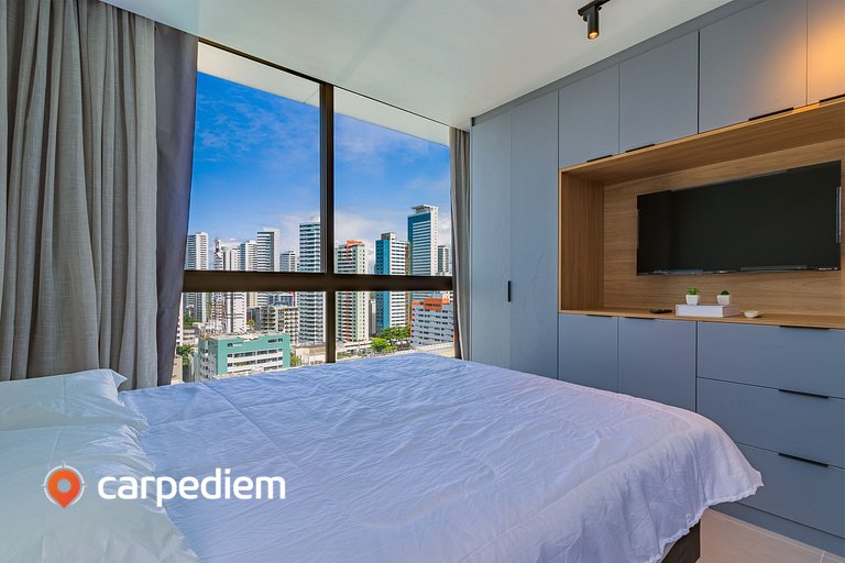 Rooftop #1402 - Studio em Boa Viagem por Carpediem