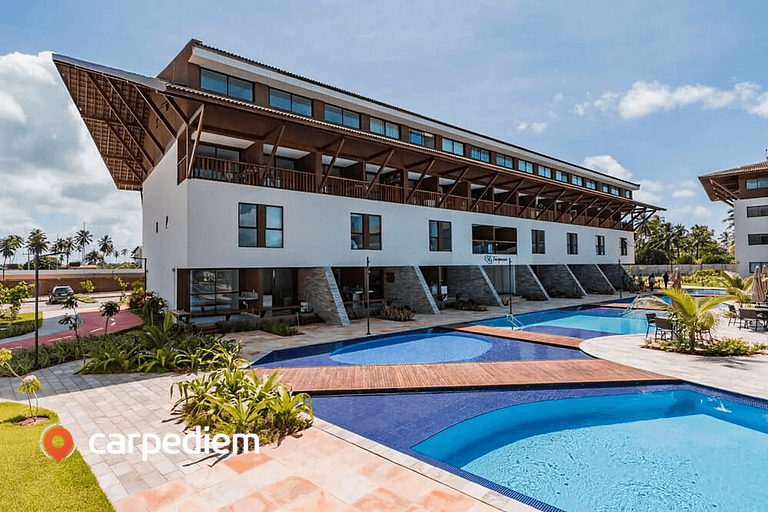 Cupe Beach Living #102D - Triplo por Carpediem