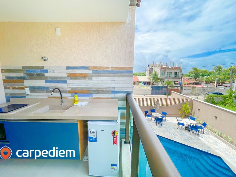 Flat Superior em Porto de Galinhas by Carpediem