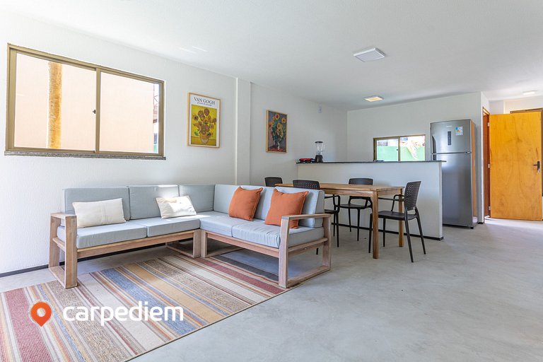 Beachfront Duplex #A10 em Barro Preto by Carpediem
