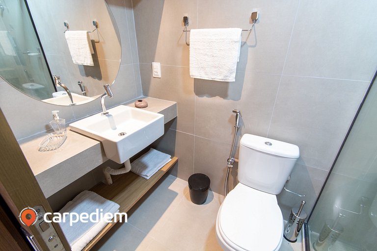 Apartamento Triplo no Bauten Cabo Branco por Carpediem