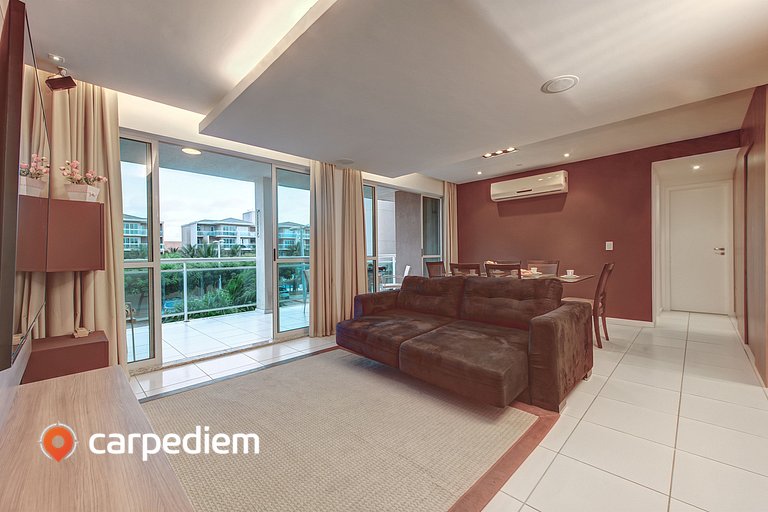Apartamento no melhor de Porto das Dunas por Carpediem