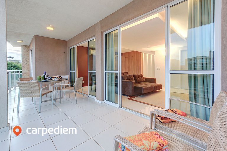 Apartamento no melhor de Porto das Dunas por Carpediem