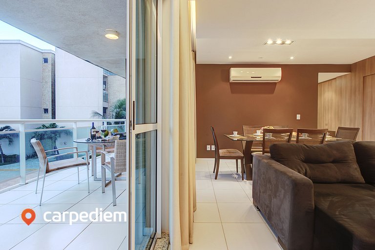 Apartamento no melhor de Porto das Dunas por Carpediem