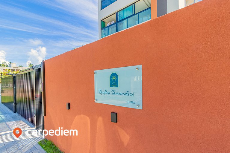 Rooftop Tamandaré #202 - Flat com varanda por Carpediem