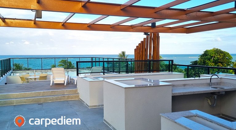 Rooftop Tamandaré #202 - Flat com varanda por Carpediem