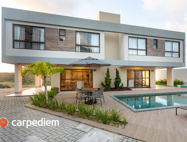Mar de Tabatinga #B2 - Casa elegante por Carpediem