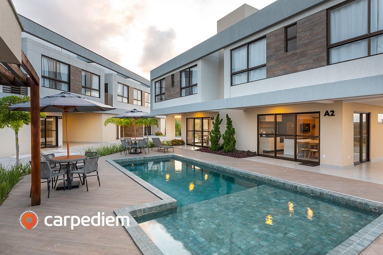 Mar de Tabatinga #B2 - Casa elegante por Carpediem