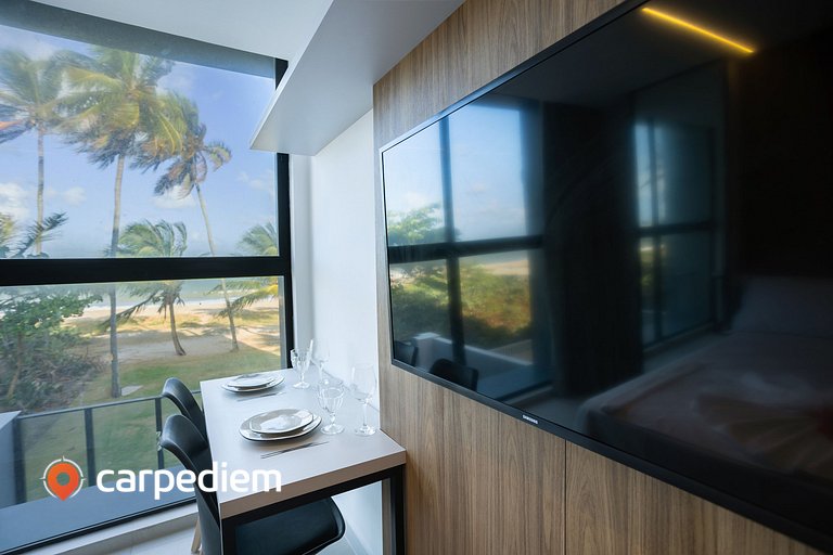 Flat #205 no Breeze - Vista Mar e Pé na Areia by Carpediem