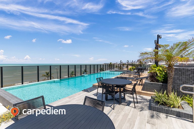 Beach Haus #425 Beira mar no Bessa By Carpediem